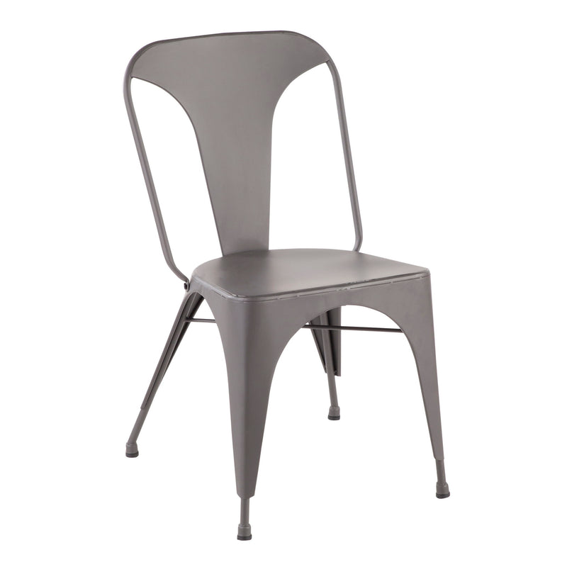 Austin - Industrial Dining Chair (Set of 2) - Gray