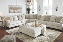 Load image into Gallery viewer, Rawcliffe - Oversized Accent Ottoman - Parchment
