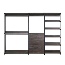 Load image into Gallery viewer, Monica - Walk-In Closet System With Spacious Storage - Gray
