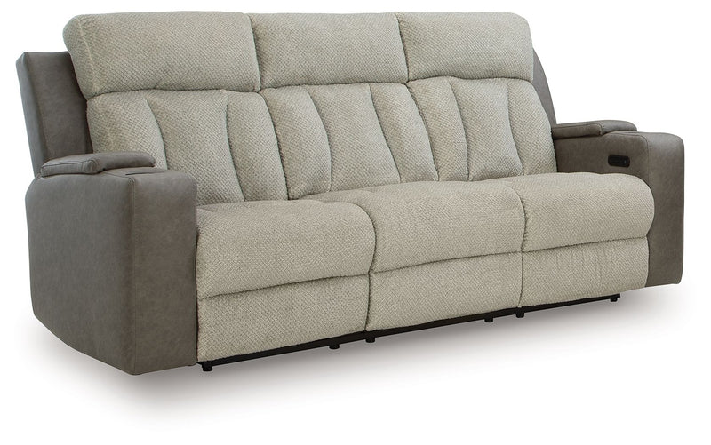 WhipLash - Power Reclining Sofa With Adj Headrest - Sisal