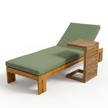 Load image into Gallery viewer, Outdoor Chaise Lounge Set &amp; Side Table, 5 Position Adjustable Patio Recliner
