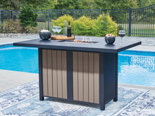 Load image into Gallery viewer, East Beach - Rectangular Bar Table With Fire Pit - Blue
