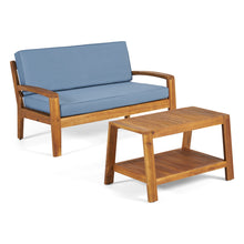 Load image into Gallery viewer, 2 Piece Conversation Set, Loveseat &amp; Coffee Table
