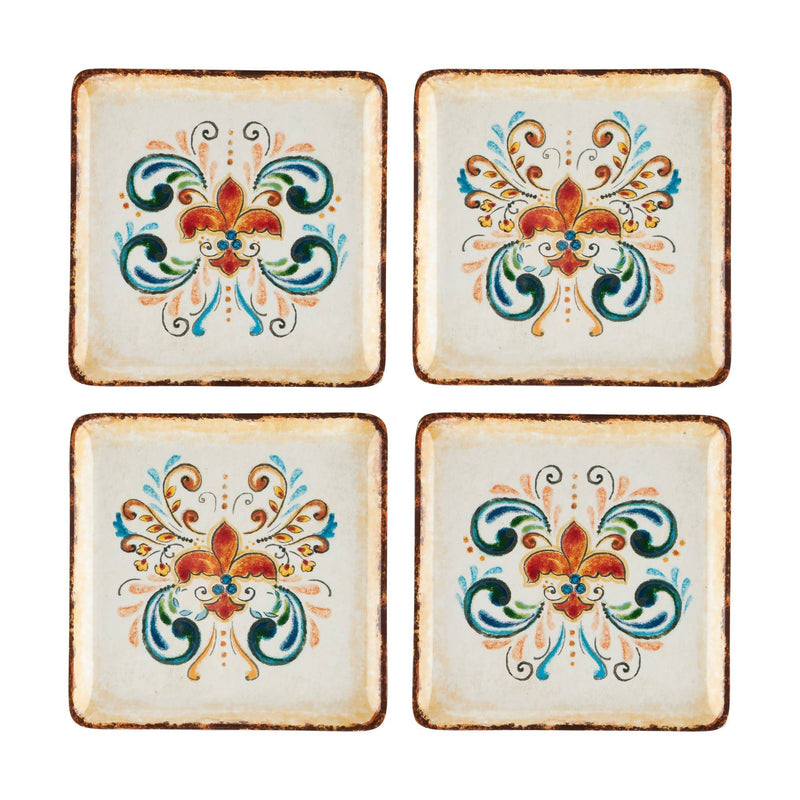 Supreme Housewares - Tuscany Melamine 5 3/4" Plate - Set/4