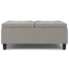 Load image into Gallery viewer, Harrison - Upholstered Coffee Table Storage Ottoman
