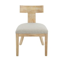 Load image into Gallery viewer, Contemporary Fabric Upholstered Side Dining Chairs Set With Curved Back
