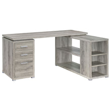 Load image into Gallery viewer, Tona - L-Shape Computer Desk With 3 Drawers And 5 Shelves
