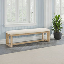 Load image into Gallery viewer, Backless Upholstered Dining Bench
