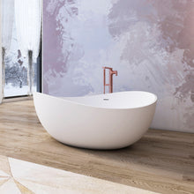 Load image into Gallery viewer, Freestanding Solid Surface Soaking Bathtub For Bathroom
