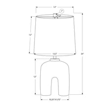 Load image into Gallery viewer, Lighting, Table Lamp, Resin, Modern - Cream
