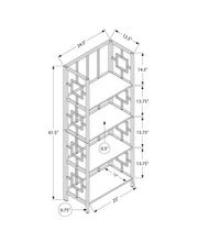 Load image into Gallery viewer, Bookshelf, Bookcase, Etagere, 4 Tier, For Office, Contemporary &amp; Modern - Espresso

