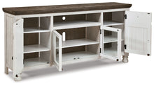 Load image into Gallery viewer, Havalance - Extra Large TV Stand - 4 Doors - Brown / Beige
