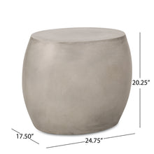 Load image into Gallery viewer, Outdoor Oval Shaped Side Table
