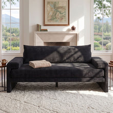 Load image into Gallery viewer, Upholstered 3 Seater Sofa With Wide Armrests
