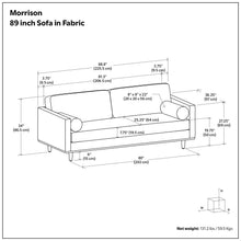 Load image into Gallery viewer, Morrison - Upholstered Sofa
