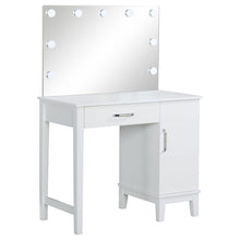 Load image into Gallery viewer, Elijah - Vanity Set With Lighting And Stool - White
