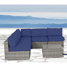 Load image into Gallery viewer, Seating Set With Cushions Handcrafted Wicker Design
