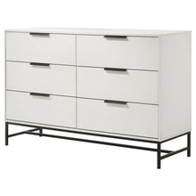 Load image into Gallery viewer, Taraval - 6 Drawer Bedroom Dresser - White
