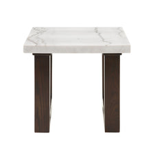 Load image into Gallery viewer, Edwyn - Natural Marble Top End Table
