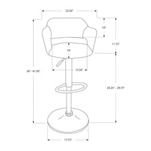 Load image into Gallery viewer, Swivel Stool Bar Height, Adjustable Versatile Seating, Contemporary &amp; Modern
