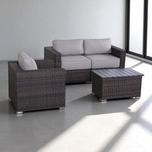 Load image into Gallery viewer, Stylish Sofa Seating Group With Cushions Perfect For Outdoor Gatherings
