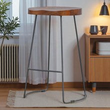 Load image into Gallery viewer, Chunky Bar Stool - Chestnut
