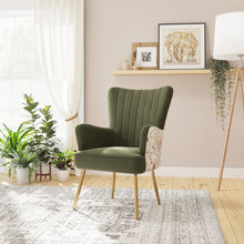 Load image into Gallery viewer, Accent Chair With Unique Print Fabric
