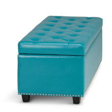 Load image into Gallery viewer, Hamilton - Upholstered Storage Ottoman
