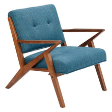 Load image into Gallery viewer, Lounge Chair With Tufted Upholstery And Solid Frame
