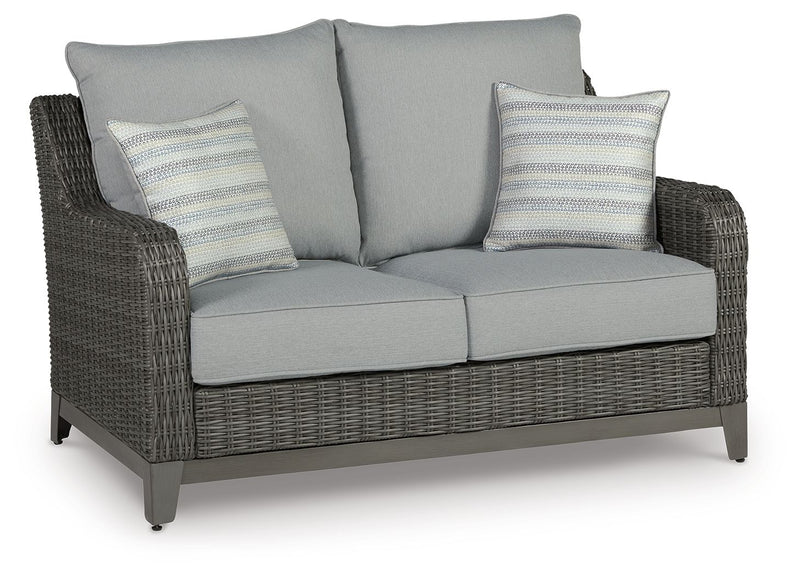 Elite Park - Loveseat With Cushion - Gray