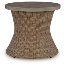 Load image into Gallery viewer, Laguna Heights - Round End Table With Umbrella Option - Beige
