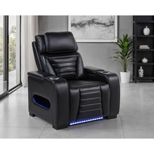 Load image into Gallery viewer, Isadora - Power Recliner With Dual Power Adjustments - Black
