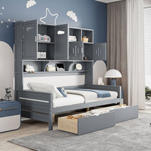 Load image into Gallery viewer, Daybed With All-In-One Cabinet And Shelf
