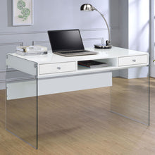 Load image into Gallery viewer, Barretta - 2 Drawer Writing Desk - Gloss White
