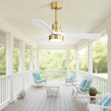 Load image into Gallery viewer, Indoor Ceiling Fan With Dimmable LED Light, 6 Speed Remote ControlLED DC Motor, Reversible Blades
