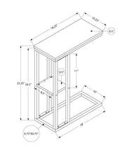 Load image into Gallery viewer, Accent Table, C - Shaped, Marble Look Contemporary &amp; Modern Convenient Design
