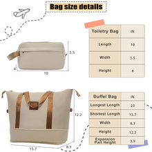 Load image into Gallery viewer, Softside Luggage Expandable Set With Duffel Bag Upright Spinner
