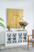 Load image into Gallery viewer, Cherry Blossom Wall Art Panels, Wall Decor For Living Room Dining Room Office Bedroom (Set of 2) - Gold
