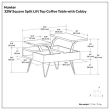 Load image into Gallery viewer, Hunter - Handcrafted Lift Top Coffee Table
