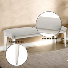 Load image into Gallery viewer, Laveda - Boucle Bench - Light Gray / White
