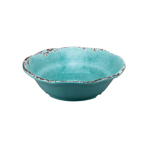 Supreme Housewares - Crackle 7" Melamine Bowl, Turquoise