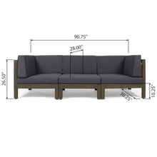 Load image into Gallery viewer, Oana - 3 Piece Sofa Set With Water Resistant Cushions
