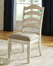 Load image into Gallery viewer, Realyn - Dining UPH Side Chair (Set of 2) - Ladderback - Chipped White
