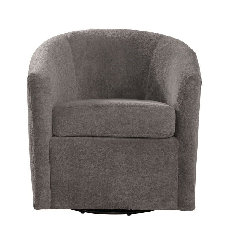 Oaklynn - Barrel Style Swivel Accent Chair