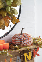 Load image into Gallery viewer, Pumpkin Ornament Decor For Holiday Harvest Festival Fall Festival &amp; Thanksgiving (Set of 2) - Orange Multi
