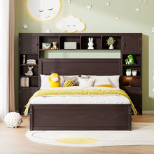 Load image into Gallery viewer, Bed With All In One Cabinet, Shelf And Sockets
