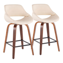 Load image into Gallery viewer, Fabrico - Mid-Century Modern, Counter Stool (Set of 2)
