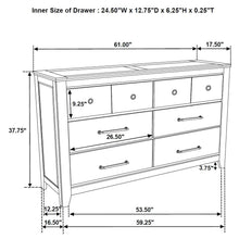 Load image into Gallery viewer, Pelton - 6 Drawer Dresser - Oak
