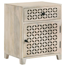 Load image into Gallery viewer, 1 Door Accent Cabinet With Drawer - Beige
