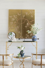 Load image into Gallery viewer, Cherry Blossom Wall Art Panels, Wall Decor For Living Room Dining Room Office Bedroom (Set of 2) - Gold
